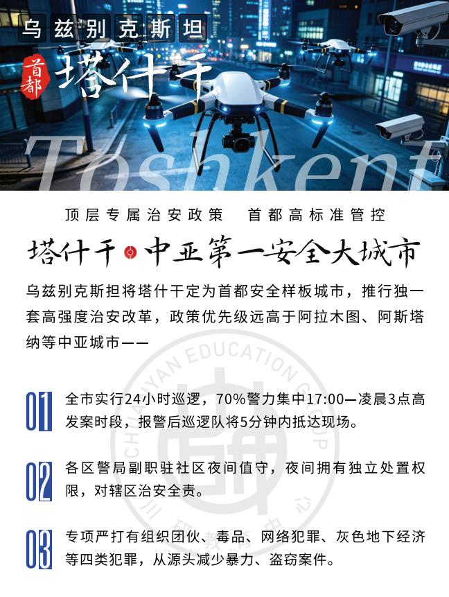 乌兹别克斯坦首都塔什干:中亚第一安全大城市